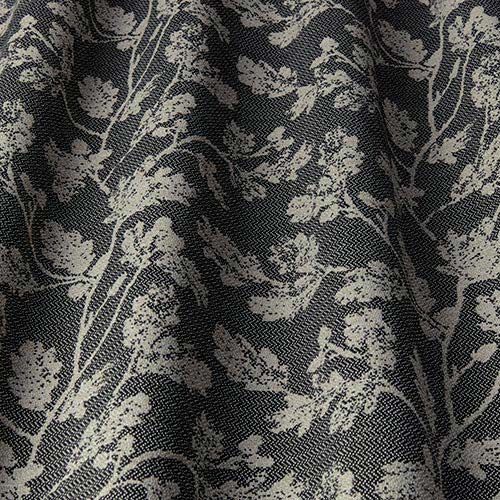Acorn In Charcoal By Iliv Fabric, Charcoal Damask Curtains