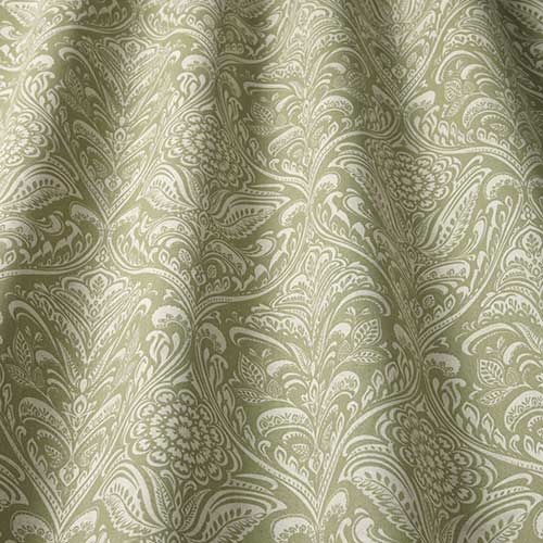 Hathaway Curtain Fabric in Moss