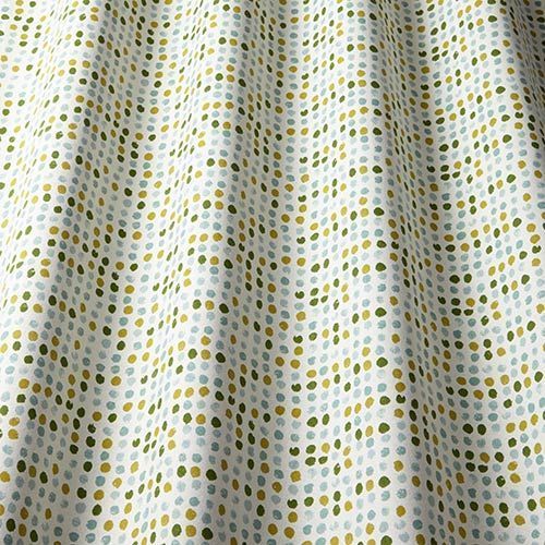 Dot Dot Curtain Fabric in Kiwi