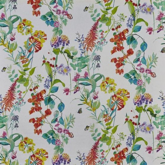 Bougainvillea Curtain Fabric in Spring 650