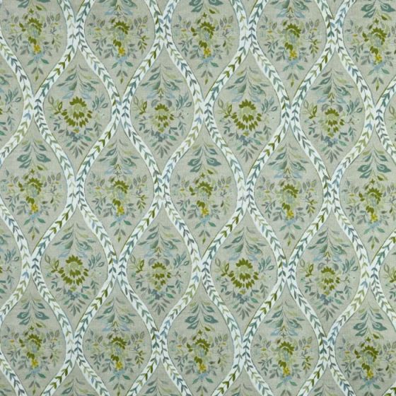 Buttermere Curtain Fabric in Samphire