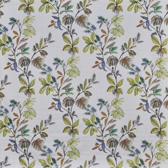 Kew Curtain Fabric in Garnet 642