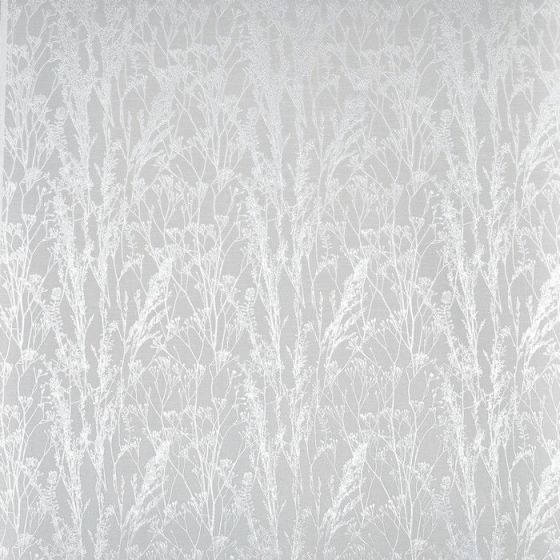 Kiku Curtain Fabric in Alabaster 282