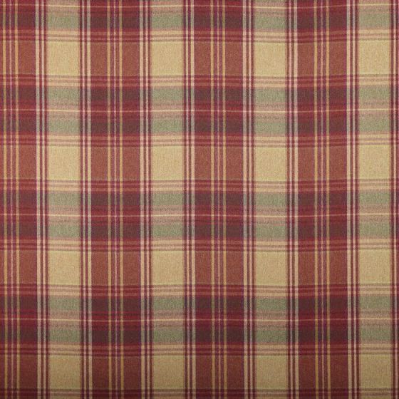 Strathmore Curtain Fabric in Auburn