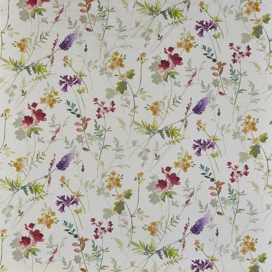 Tuileries Curtain Fabric in Blossom
