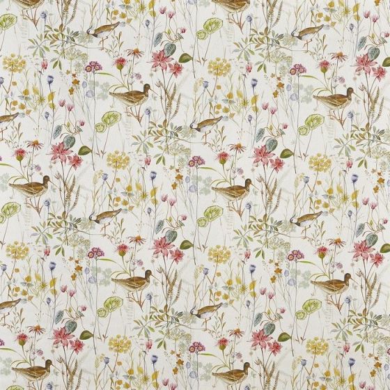 Wetland Curtain Fabric in Springtime 660