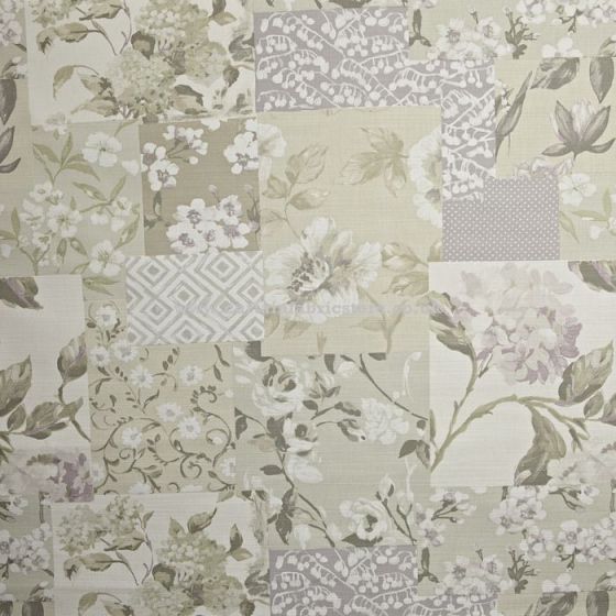 Whitewell Curtain Fabric in Eau de Nil
