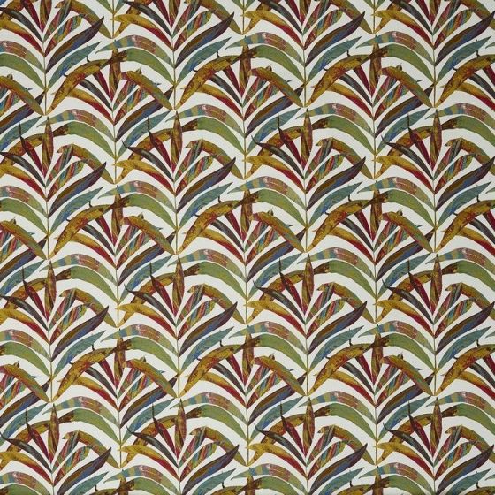 Windward Curtain Fabric in Spice 110