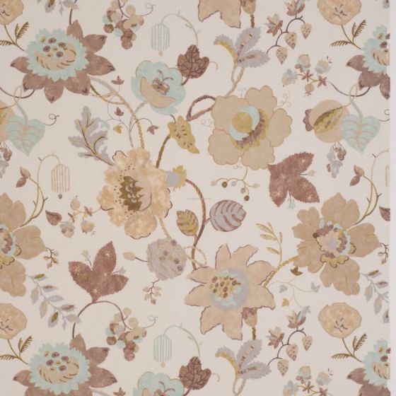 Otago Curtain Fabric in Ochre