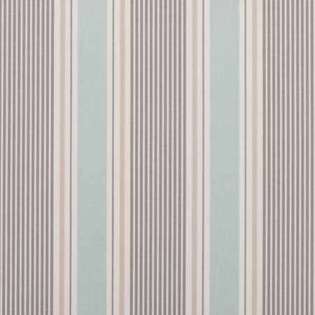 Sail Stripe Curtain Fabric in Mineral 03