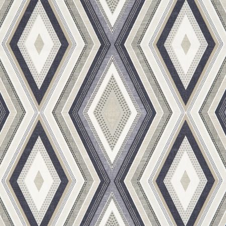 Terrazzo Curtain Fabric in Charcoal