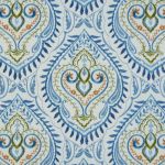 Arabesque in Teal by Beaumont Textiles