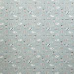 Baa Baa in Duckegg by iLiv Fabrics