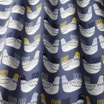 Cluck Cluck in Ochre by iLiv Fabrics