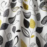 Forest Leaves in Noir by iLiv Fabrics