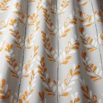 Scandi Sprig in Tangerine by iLiv Fabrics