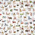 Animal Alphabet in Paintbox 335 by Prestigious Textiles