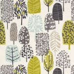 Trad in Chartreuse Charcoal by Studio G Fabric