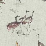 Cranes in Linen Tourmaline by Voyage Maison