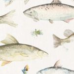 River Fish Large in Linen by Voyage Maison