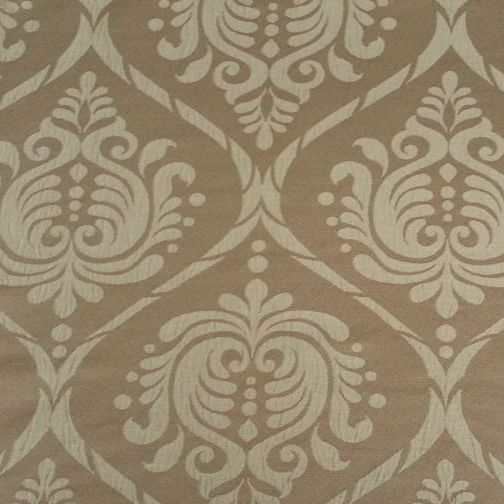 Modern Damask Beige 3.1 Mtr Roll End