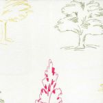Mokuzai in Cerise by Hardy Fabrics