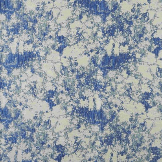 Rave Curtain Fabric in Cornflower Blue