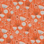 Bergen in Burnt Orange by Fryetts Fabrics