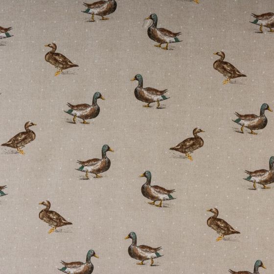 Mallard Curtain Fabric in Natural