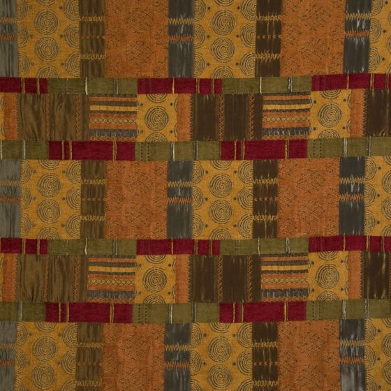 Prague Curtain Fabric in Natural