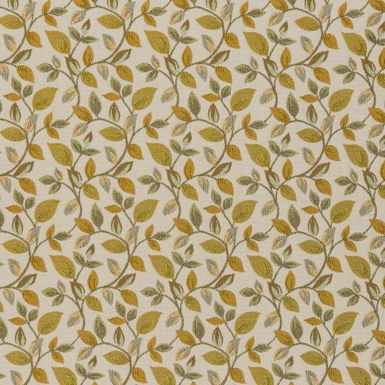 Vercelli Curtain Fabric in Ochre