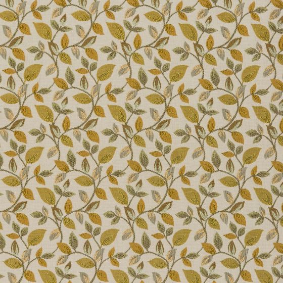 Vercelli Curtain Fabric in Ochre