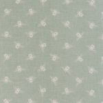 Bees in Duckegg by Fryetts Fabrics