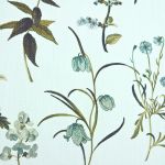 Botanical in Teal by Fryetts Fabrics