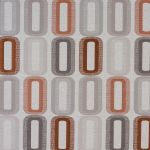 Dahl in Terracotta by Fryetts Fabrics