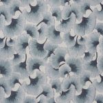 Gingko in Ocean by Fryetts Fabrics