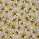 Gingko in Ochre by Fryetts Fabrics