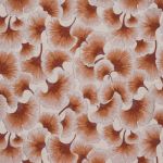 Gingko in Burnt Orange by Fryetts Fabrics