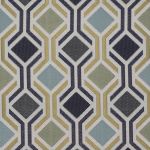 Mosaic in Olive by Fryetts Fabrics