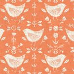 Narvik in Burnt Orange by Fryetts Fabrics