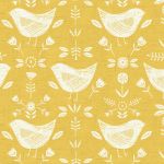 Narvik in Ochre by Fryetts Fabrics