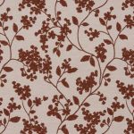 Sakura in Burnt Orange by Fryetts Fabrics