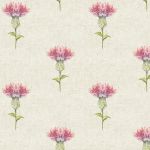 Thistle in Rosso by Fryetts Fabrics