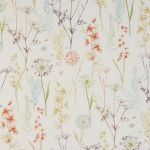 Wild Flower in Terracotta by Fryetts Fabrics