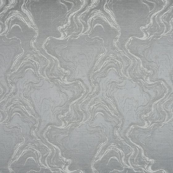 Cecilia Curtain Fabric in Silver