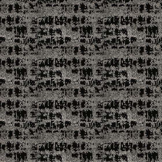 Glimmer Curtain Fabric in Black