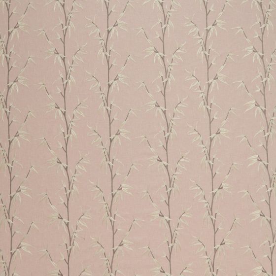 Sumi Curtain Fabric in Blush