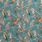 Aviary in Lagoon by iLiv Fabrics