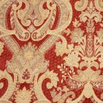 Grafton Red in Red by Fryetts Fabrics
