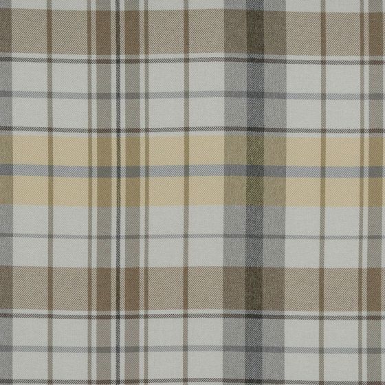 Nevis Check Ochre Stock